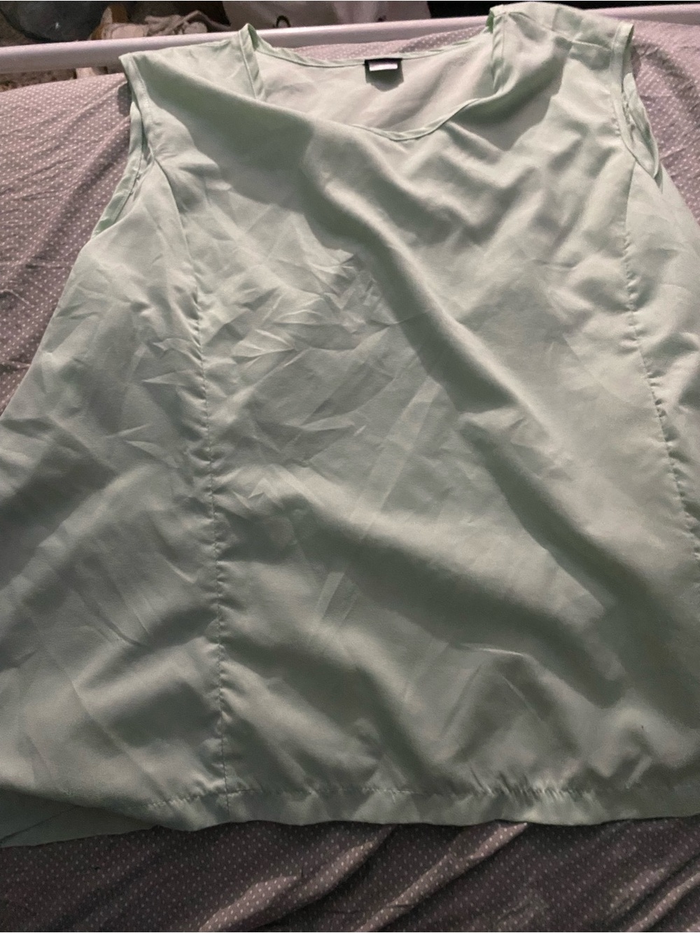 Light Mint Sleeveless Blouse